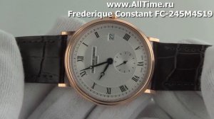 Мужские наручные швейцарские часы Frederique Constant FC-245M4S19