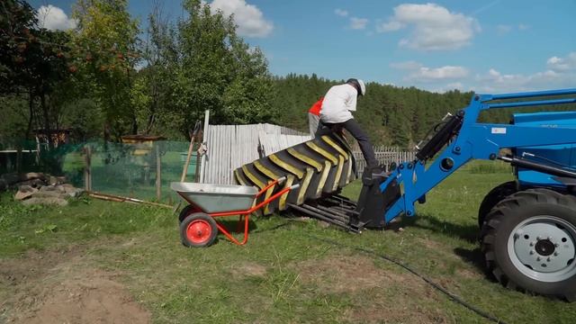 ЖИЗНЬ В УРАЛЬСКОЙ ГЛУБИНКЕ | БЫТ ВДАЛИ ОТ ЦИВИЛИЗАЦИИ | ФУНДАМЕНТ ДОМА ИЗ КАМНЕЙ смотреть онлайн