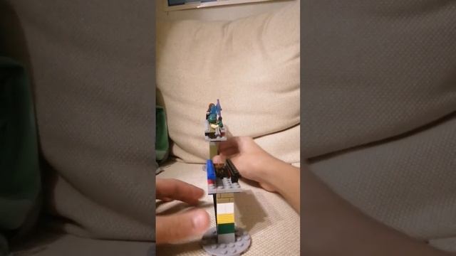 Самоделка из LEGO. Йода и Энакин Скайуокер против Дарта Сидиуса