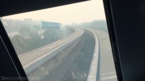 Magnetic Levitation Train "Maglev" in Shanghai complete ride