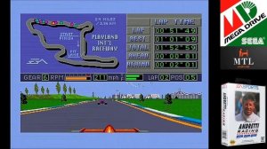 Mario Andretti Racing (Megadrive OEM PAL/SECAM) Playland / 5:17'38