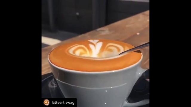 COFFEE LATTE ART that makes you forget it's Monday 🏫🤣 смотреть онлайн