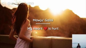Mawjou Galbi - Najwa Farouk Arabic lyrics with English translation||Najwa Farouk|| Arabic||