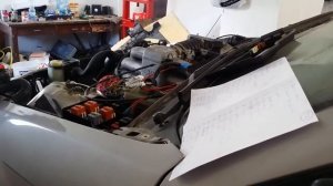 BMW e36 swap m30b30 running engine