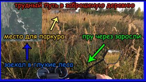 Лесное путешествие на мопеде альфа. Приехал в заброшенную деревню