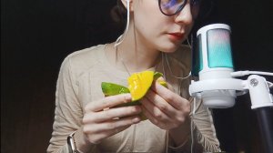 LUNA asmr | Итинг манго  #asmr #асмр #асмритинг