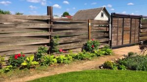 Жара на даче , бассейн НАКОНЕЦ доделал забор и перголу