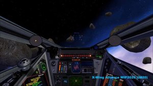 X-Wing Alliance - Classic Battle - X-Wing DC test with mods 2020