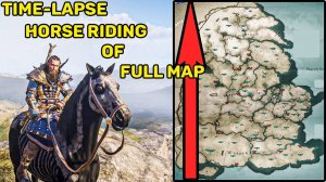 Assassin's Creed Valhalla: Замедленная съемка Верховой езды по полной КАРТЕ