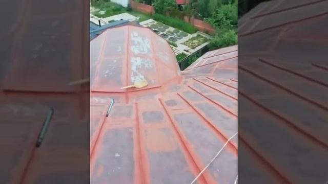 Гидроизоляция и обновление фальцевой металлической крыши.