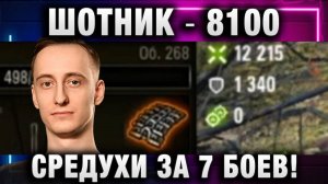 ШОТНИК ★ 8100 СРЕДУХИ ЗА 7 БОЕВ! КАК ВАМ ТАКОЕ?