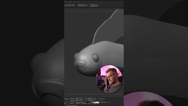 Лепим РЫБОВ в 3D __ ZBrush минутка (720p)