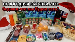 новогодняя закупка 2023 с ценами / большая закупка продуктов