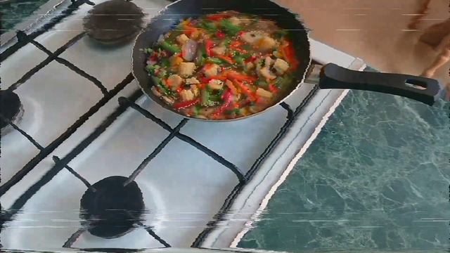 rus sub | [LACTO-VEGAN] Rice with vegetables and spicy tofu смотреть онлайн