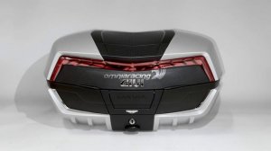 Bauletto Givi V58N Monokey Maxia 5 58 litri centrale in ABS nero con cover alluminio