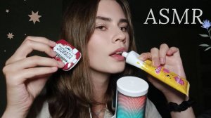 LUNA asmr | Итинг Жидкой конфеты  Ем сладости и болтаю, липкий шёпот