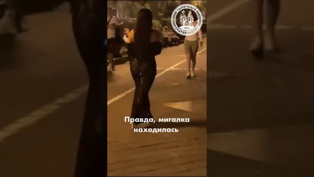 Шикарная дама привлекала к себе внимание с помощью специальных сигналов