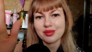 АСМР.Уход за лицом.Звуки кремов, скраба, геля с моим шёпотом.ASMR.The sounds of creams,scrubs,gels.