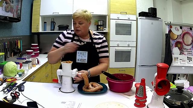 Мастер-класс "Домашние сосиски, пицца из кабачков"