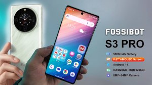 Смартфон с AMOLED и дополнительным дисплеем за 140$: Обзор FOSSiBOT S3 Pro 🔥