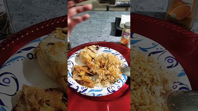 Brown Rice And Rotisserie Chicken With Spices #shorts #satisfying #amazing #lunch смотреть онлайн