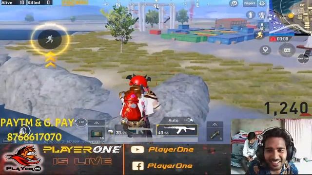 PUBG MOBILE LIVE JOIN WITH ME TEAMCODE || PLAYERONE