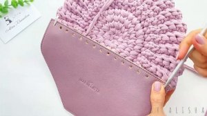 ВСЕ ОТ НЕЁ БЕЗ УМА | СУМКА «РАКУШКА» | ВЯЗАНИЕ КРЮЧКОМ