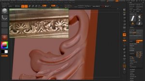 Моделирование простого лепного багета в Zbrush_ (720p)