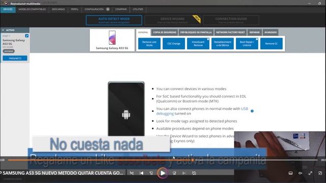 FRP MODO EUB NEW MODEL QUITAR CUENTA GOOGLE S22 S23 UPDATE CHIMERA A6 A9 A8 S10 S20 J2 J4 J6 J8 S8 смотреть онлайн