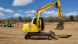 Komatsu PC60-7 mini excavator