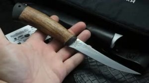Нож с фиксированным клинком АиР Фишка (100х13М, орех)