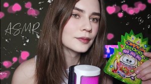 LUNA asmr | Итинг шипучих конфеток и визуальные триггеры
