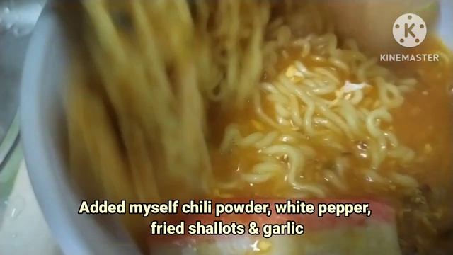Instant Noodles | ASMR | Ottogi's Spicy Cheese Ramen