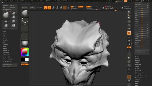 Creating a custom SHARP mask in ZBrush