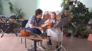 открытый урок по специальности домра