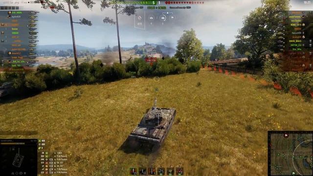 Об 430, карта Прохоровка, прорыв по горке. смотреть онлайн