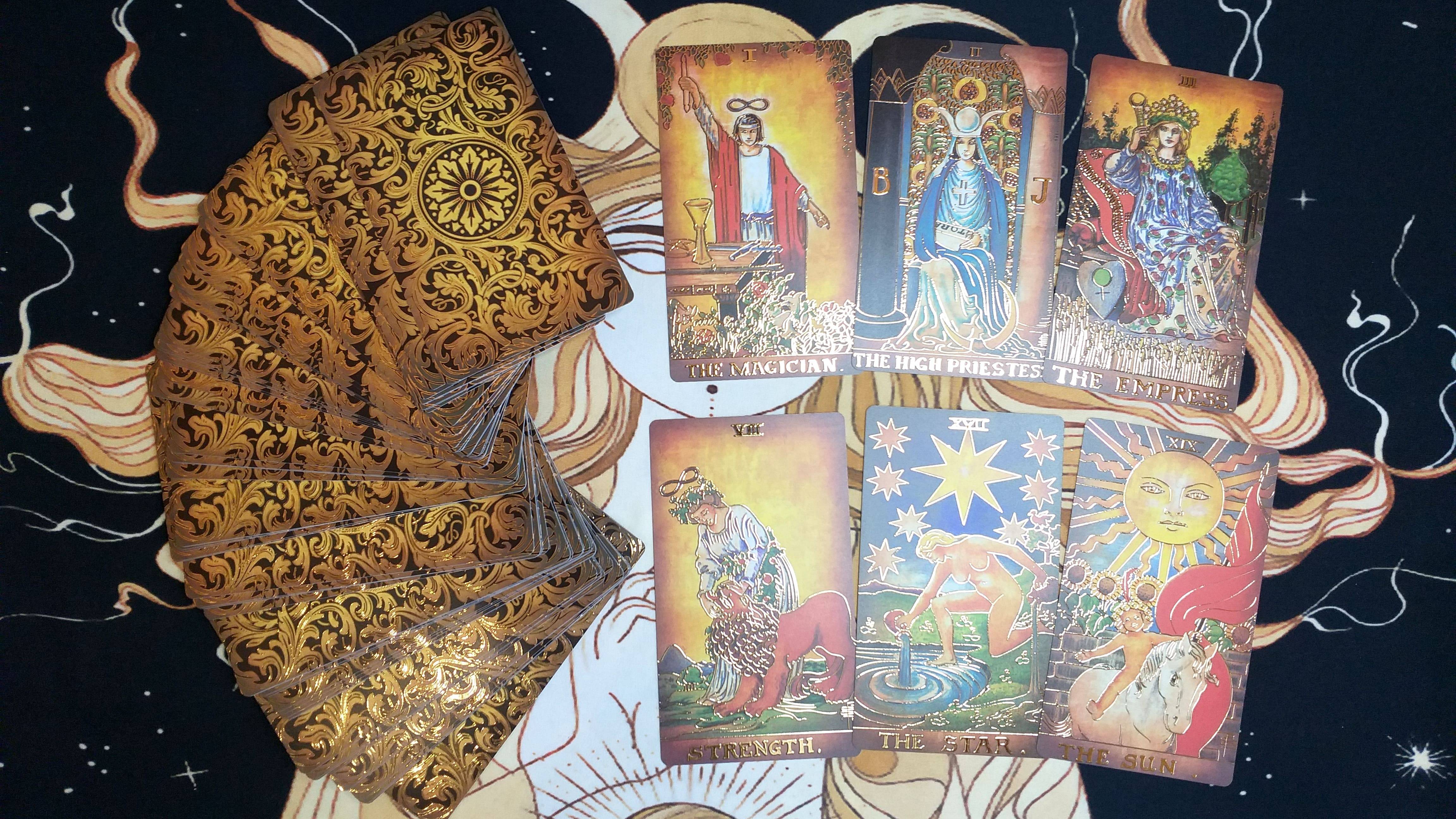 ⚜ ОБЗОР красивой колоды "GOLD FOIL TAROT" ⚜ "ТАРО ЗОЛОТАЯ ФОЛЬГА" с Алиэкспресс ⚜