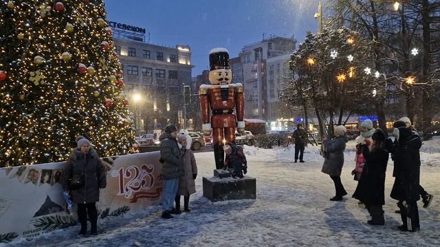 Новогодний Нижний Новгород #горький #нижнийновгород #стрелка #новыйгод