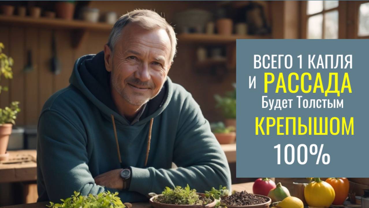 ВСЕГО 1 ТАБЛЕТКА и Любая Рассада Будет Толстым Крепышом смотреть онлайн