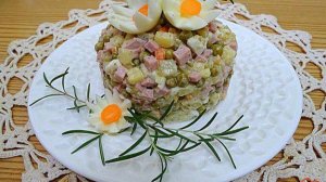 Салат оливье по-советски