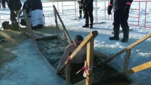 Крещенские купания в Карасукском районе Новосибирской области.