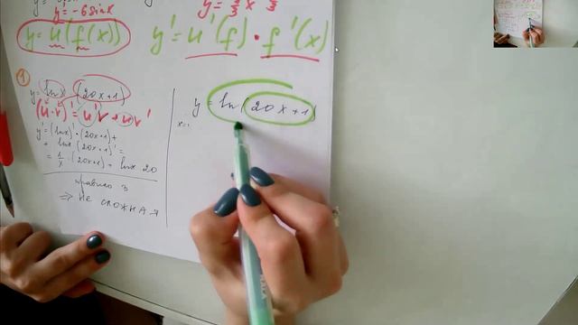 Производная сложной функции