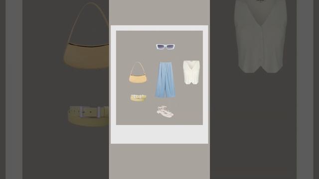 Мини-капсула в летних оттенках #стиль #цвет #капсульныйгардероб