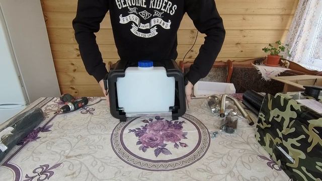 Китайская автономка с AliExpress (сухой фен). Отопление в гараже.