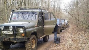 Off Road на УАЗе - Покатушки по местам боевой славы