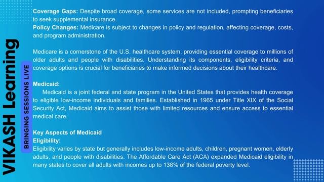 What is Medicare, Medicaid, and Other Managed Department Insurance Plans?