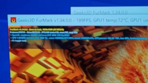 Gigabyte Eagle RTX-3060 TI, Samsung, тест furmark в закрытом корпусе для авито