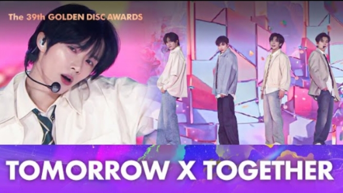 TXT "Intro + Over The Moon + 내일에서 기다릴게" Golden Disc Awards 2025