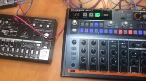 Behringer TD-3 and Arturia Drumbrute Impact