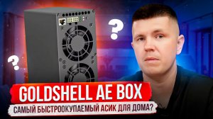 Goldshell AE BOX под ALEO | Самый быстроокупаемый асик для дома?